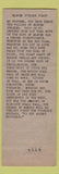Matchbook Cover - Elks Lodge Fairlawn NJ #1