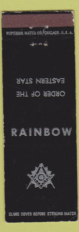 Matchbook Cover - Masonic Order of Eastern Star