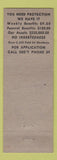 Matchbook Cover - Eagles Club Lebanon PA low phone