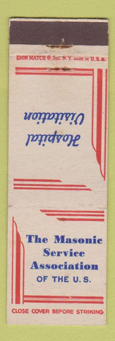 Matchbook Cover - Masonic Service Association of the US