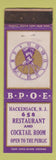 Matchbook Cover - Elks Lodge Hackensack NJ WEAR