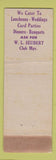 Matchbook Cover - Elks Lodge Hackensack NJ WEAR