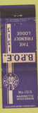 Matchbook Cover - Elks Lodge Marinette WI WORN