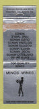 Matchbook Cover - Minos Wines girlie Atlanta GA WORN