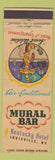 Matchbook Cover - Mural Bar Kentucky House Louisville KY girlie