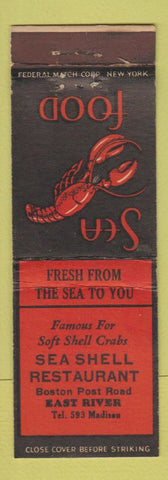 Matchbook Cover - Sea Shell Restaurant East River