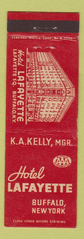 Matchbook Cover - Hotel Lafayette Buffalo NY WEAR