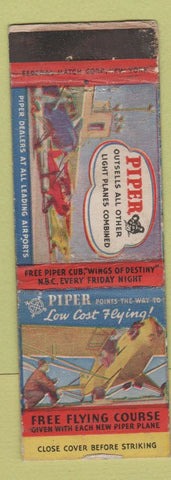 Matchbook Cover - Piper Airplanes Cub