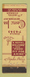 Matchbook Cover - Castle Inn Restaurant Hotel Gorham New York City WORN