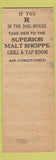 Matchbook Cover - Superior Malt Shoppe Fort Wayne IN Federal