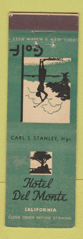 Matchbook Cover - Hotel Del Monte CA golf girlie