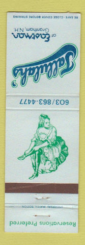 Matchbook Cover - Tallulah's Eastman Grantham NH girlie