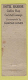 Matchbook Cover - Hotel Harbor Steamboat Springs Colorado girlie WORN