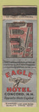 Matchbook Cover - Eagle Hotel Concord NH DQ WEAR