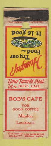 Matchbook Cover - Bob's Cafe Mindel LA DQ POOR