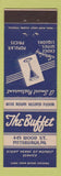 Matchbook Cover - The Buffet Pittsburgh PA Federal