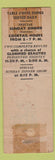 Matchbook Cover - New Colonial Inn Sigac NJ Federal WEAR
