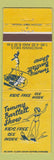 Matchbook Cover - Tommy Bartlett Show Wisconsin Dells WI girlie #1724
