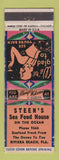 Matchbook Cover - Steen's Seafood Riviera Beach FL girlie WEAR