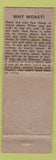 Matchbook Cover - Steen's Seafood Riviera Beach FL girlie WEAR