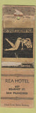 Matchbook Cover - Rea Hotel San Francisco CA girlie POOR