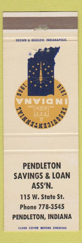 Matchbook Cover - Pendleton Savings Loan IN 1966