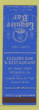 Matchbook Cover - Esquire Bar Restaurant Pittsburgh PA