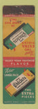 Matchbook Cover - Adams Chiclets Gum WORN