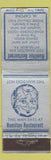 Matchbook Cover - Hamilton Restaurant Pittsburgh PA Capone