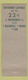 Matchbook Cover - Federated Mutual Insurance Montreal QC