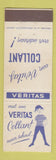Matchbook Cover - Veritas Collant girlie Brussels