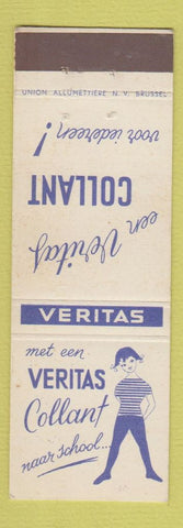 Matchbook Cover - Veritas Collant girlie Brussels