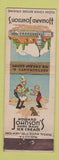 Matchbook Cover - Howard Johnson's Ice Cream Federal WEAR