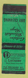 Matchbook Cover - Powers East Hartford Laundry CT WORN