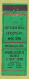 Matchbook Cover - Colorado State Fort Collins FEDERAL LONG CSU WORN