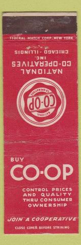 Matchbook Cover - COOP Agriculture Chicago IL Federal