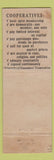 Matchbook Cover - COOP Agriculture Chicago IL Federal