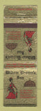 Matchbook Cover - Widow Brown's Inn Stockertown PA tirlie