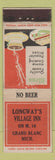 Matchbook Cover - Longway's Village Inn Grand Blanc MI Federal