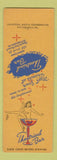 Matchbook Cover - Theatrical Bar Pittsburgh PA girlie #1545 SAMPLE