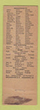 Matchbook Cover - Howard Johnson's Ice Cream Federal WORN