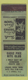 Matchbook Cover - Cadiz Pike Nite Club Dennison OH girlie WEAR