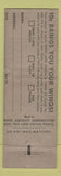 Matchbook Cover - Piper Cub Airplane WEAR
