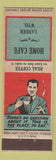 Matchbook Cover - Home Cafe Lander WY Federal