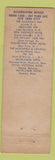 Matchbook Cover - Nittany Lion Inn State College PA