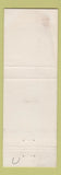 Matchbook Cover - Tillia Furniture New Castle PA girlie