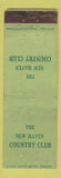 Matchbook Cover - New Haven Country Club CT Federal