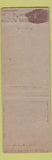 Matchbook Cover - Hotel Burgoyne Montpelier ID FEDERAL LONG WEAR