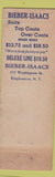 Matchbook Cover - Bieber Isaacs Clothes Federal Binghamton NY WEAR