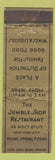 Matchbook Cover - Jumble Shop Restaurant New York City Federal WORN